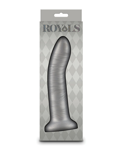 Royals 7" Charlie Curved Dildo - Metallic Champagne