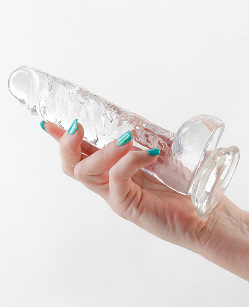 Fantasia Ballsy 6.5" Dildo - Clear