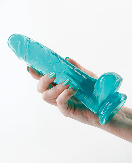 Fantasia Ballsy 7.5" Dildo - Teal