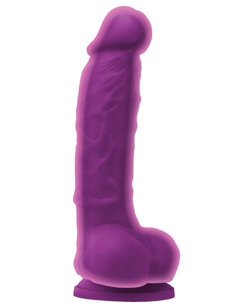 Colours Dual Density 5" Dildo - Purple