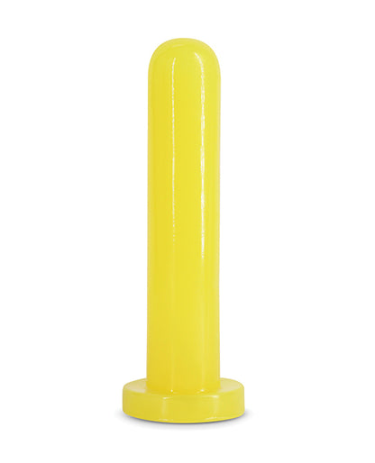 Firefly Thrill Glow in the Dark Dildo - Large, Yellow