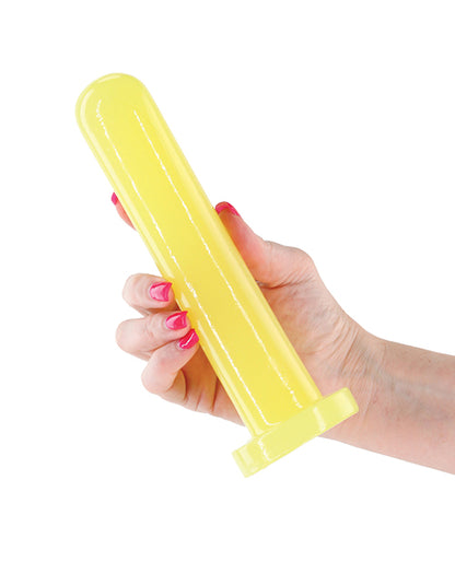 Firefly Thrill Glow in the Dark Dildo - Large, Yellow