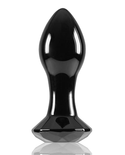 Crystal Gem Butt Plug - Black