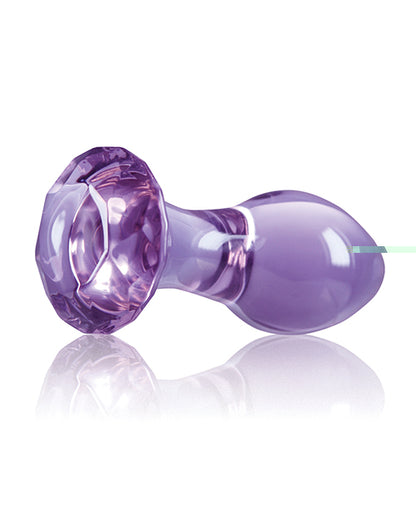 Crystal Gem Butt Plug - Purple