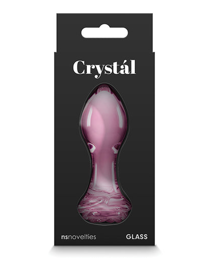 Crystal Rose Butt Plug - Pink