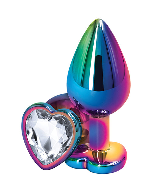 Rear Assets Multicolor Heart Medium - Clear