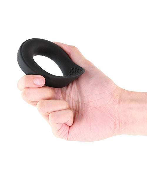 Renegade Slider Vibrating Cock Ring - Black