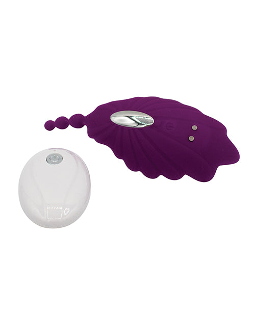 Natalie's Toy Box Shell Yeah! Remote Controlled Wearable Panty Vibrator - Purple