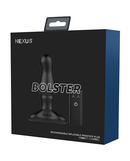 Nexus Bolster Butt Plug  w/Inflatable Tip - Black