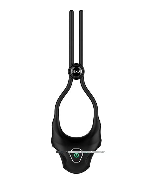 Nexus Forge Single Lasso Vibrating Cock Ring - Black