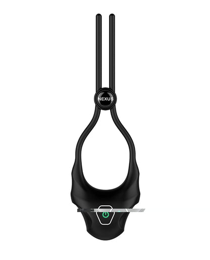 Nexus Forge Single Lasso Vibrating Cock Ring - Black