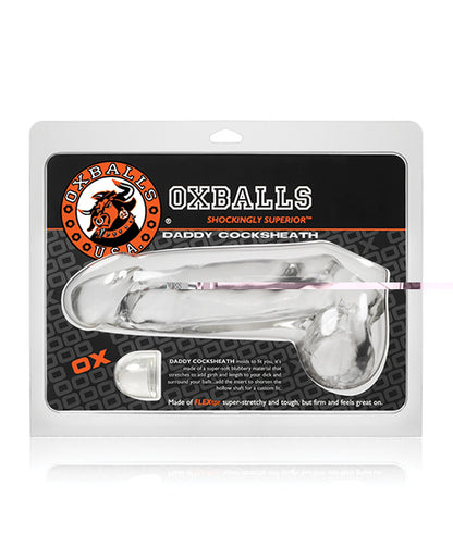 Oxballs Daddy Cocksheath - Clear