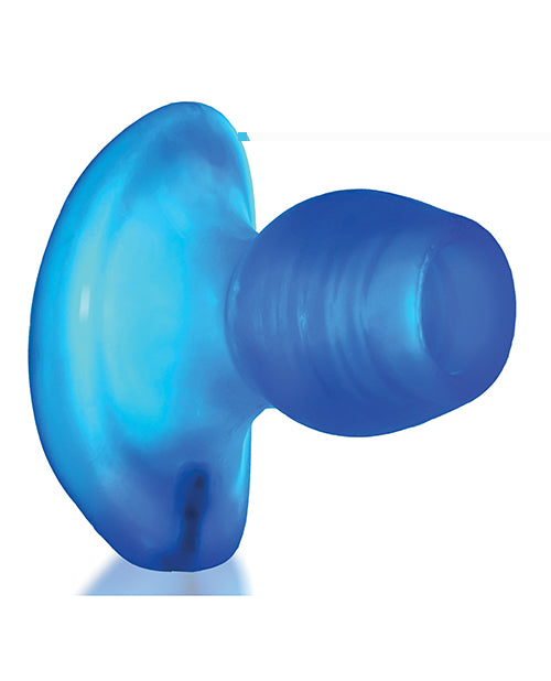 Oxballs Glowhole 2 Hollow Buttplug w/LED Insert Large - Blue Morph