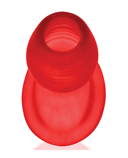 Oxballs Glowhole 2 Hollow Buttplug w/LED Insert Large - Red Morph