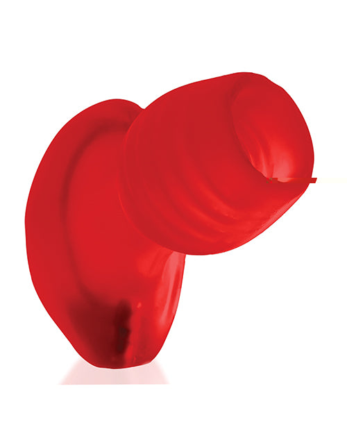 Oxballs Glowhole 2 Hollow Buttplug w/LED Insert Large - Red Morph