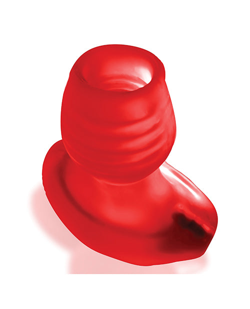 Oxballs Glowhole 1 Hollow Buttplug w/LED Insert Small - Red Morph