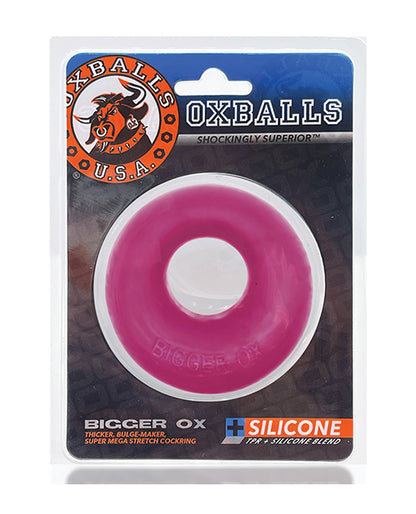 Oxballs Bigger Ox Cockring - Hot Pink Ice