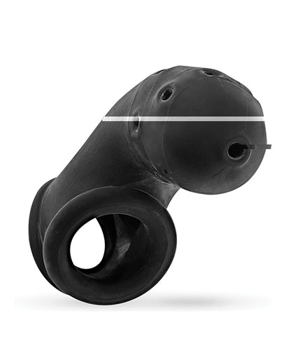Oxballs Airlock Air-Lite Vented Chastity - Black Ice