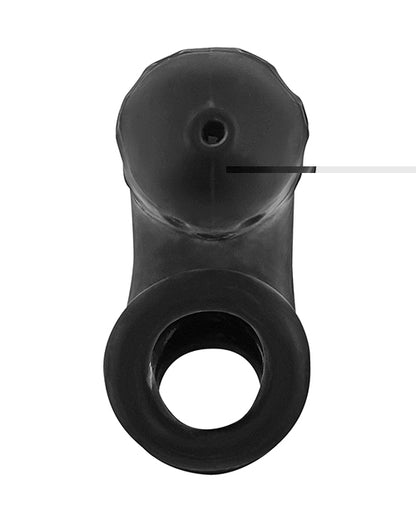 Oxballs Airlock Air-Lite Vented Chastity - Black Ice
