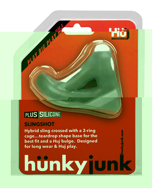 Hunky Junk Slingshot 3 Ring Teardrop - Stone