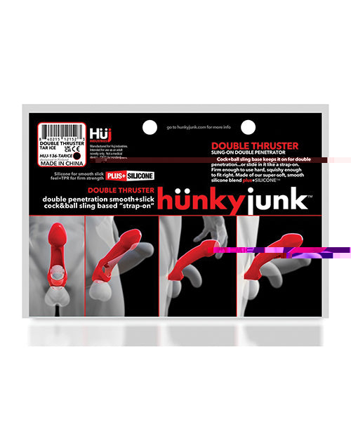 Hunky Junk Double Thruster Sling - Tar Ice