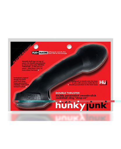 Hunky Junk Double Thruster Sling - Tar Ice