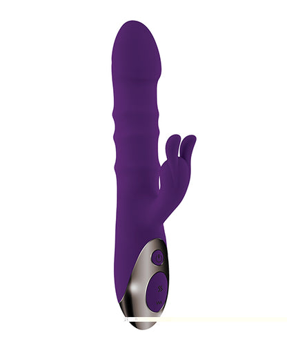 Playboy Pleasure Hop To It Rabbit Vibrator - Acai