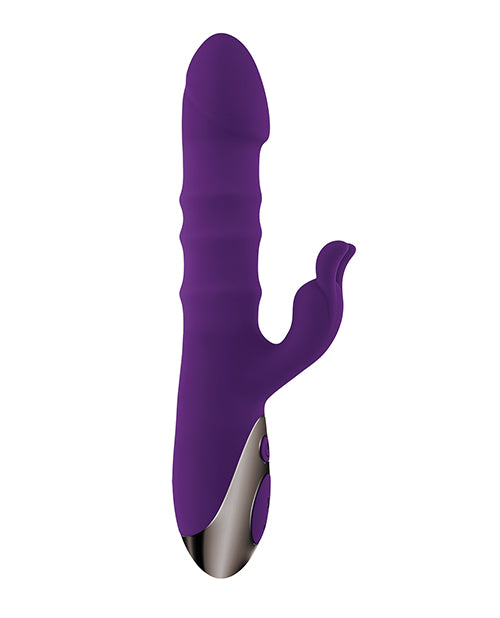 Playboy Pleasure Hop To It Rabbit Vibrator - Acai