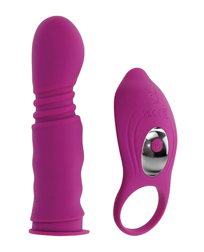 Playboy Pleasure Match Play Dual Vibrator - Fuchsia