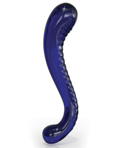 Icicles No. 70 Hand Blown Glass G-Spot Dildo - Purple