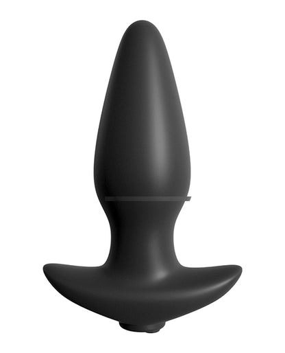 Anal Fantasy Collection Remote Control Silicone Plug - Black