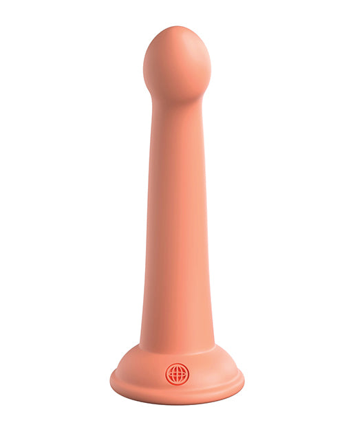 Dillio Platinum 6" Secret Explorer Silicone Dildo - Peach