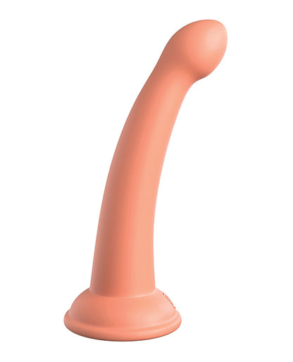 Dillio Platinum 6" Secret Explorer Silicone Dildo - Peach