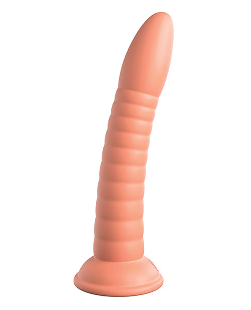 Dillio Platinum 7" Wild Thing Silicone Dildo - Peach