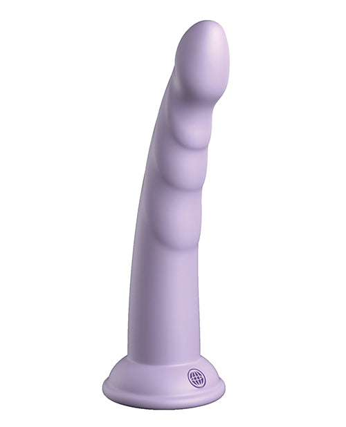 Dillio Platinum 7" Slim Seven Silicone Dildo - Purple