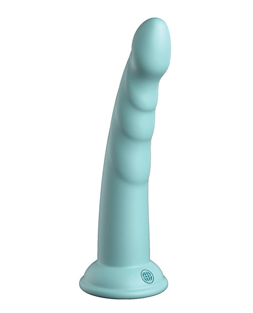 Dillio Platinum 7" Slim Seven Silicone Dildo - Teal