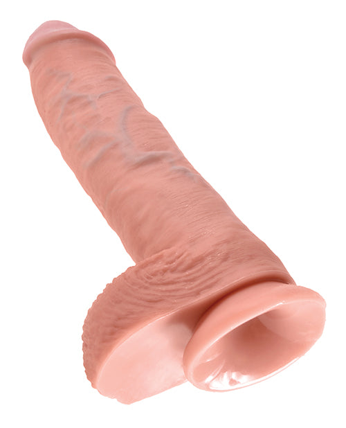 King Cock 10" Cock w/Balls - Flesh