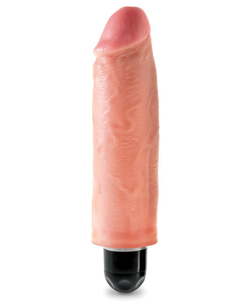 King Cock  6" Vibrating Stiffy - Flesh