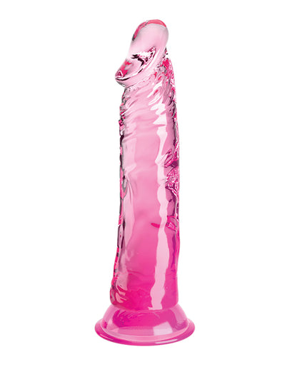 King Cock Clear 8" Cock - Pink