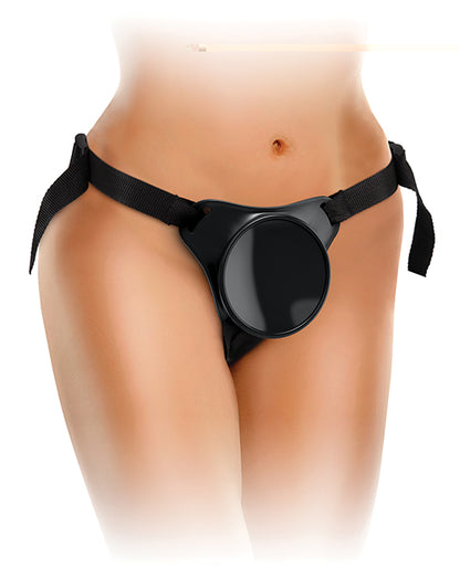 King Cock Elite Beginner's Body Dock Strap On Harness - Black