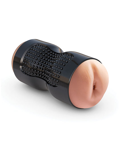 PDX Extreme Tight Grip Dual Density Squeezable Strokers - Pussy & Ass