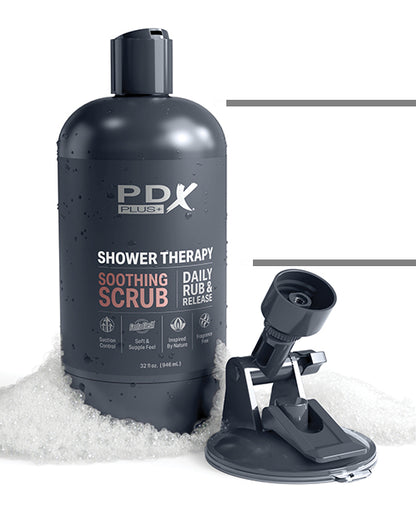 PDX Plus Shower Therapy Soothing Scrub - Tan