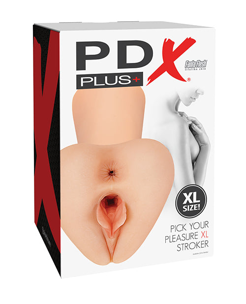 PDX Plus Pick Your Pleasure Pussy Stroker - XL Light