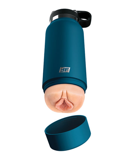 PDX Plus Fuck Flask Private Pleaser Stroker - Light/Blue