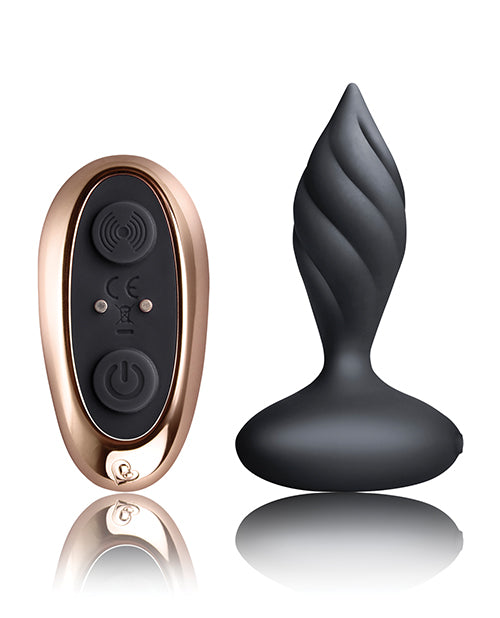 Rocks Off Petite Sensations Desire Plug w/Remote - Black