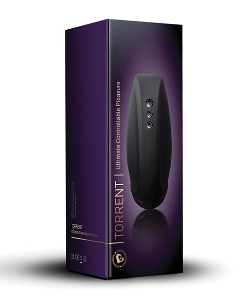 Rocks Off Torrent Rechargeable Stroker - Black