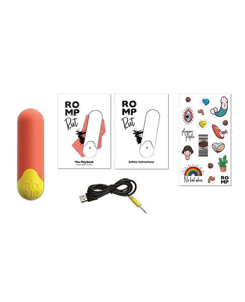 Romp Riot Bullet Vibrator - Orange