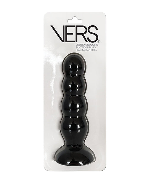 VERS Liquid Silicone Suction Plug - Black