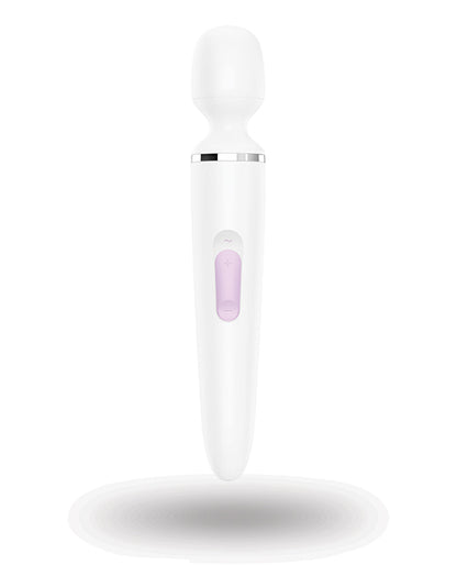 Satisfyer Wand-er Woman - White/Chrome