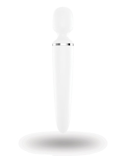 Satisfyer Wand-er Woman - White/Chrome